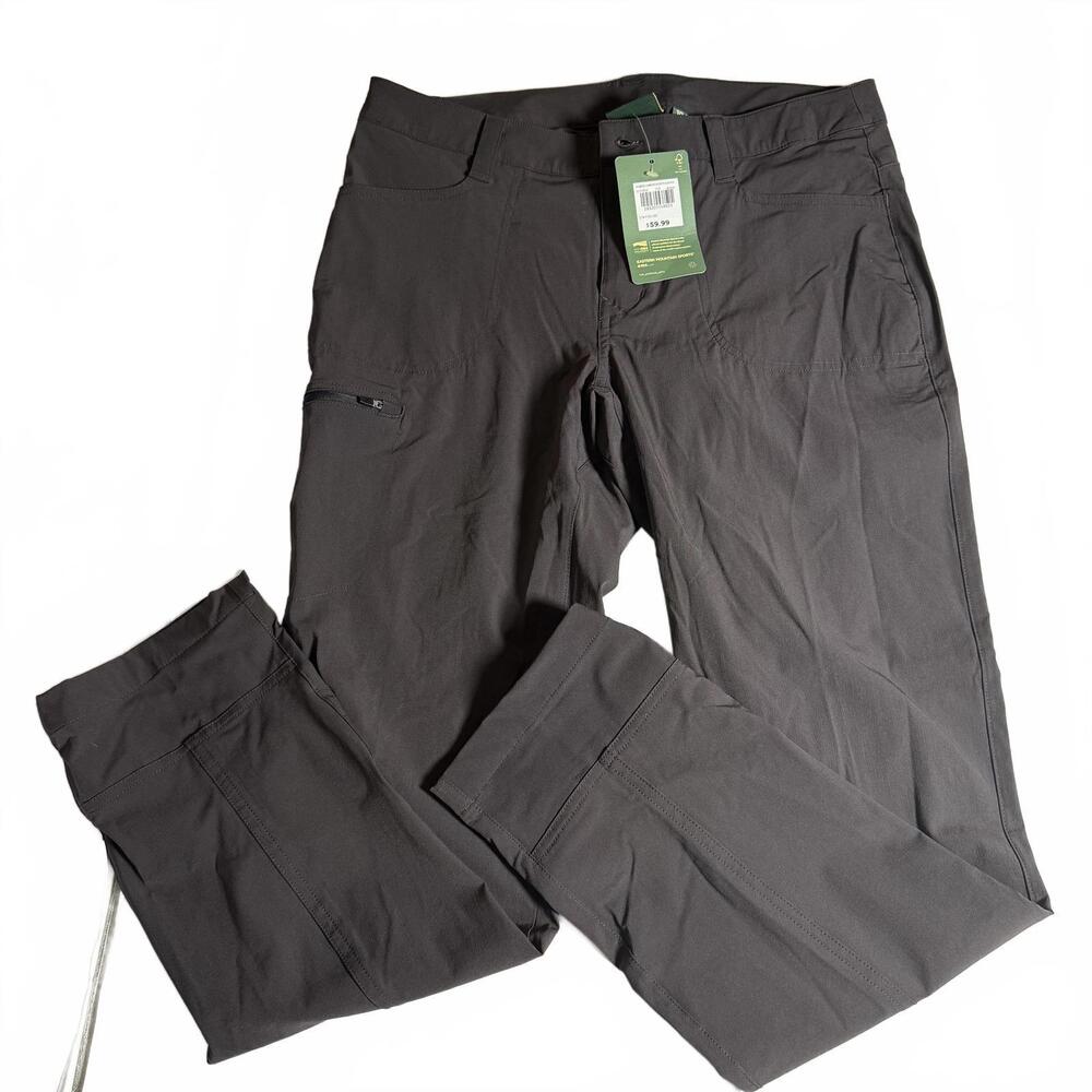 NWT Eastern Mtn Sports Womens gray compass 4 point slim hiking pant Size 10